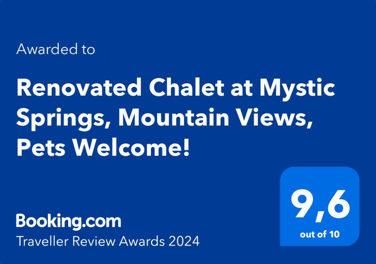 Renovated Chalet At Mystic Springs, Mountain Views, Pets Welcome! Канмор Екстериор снимка